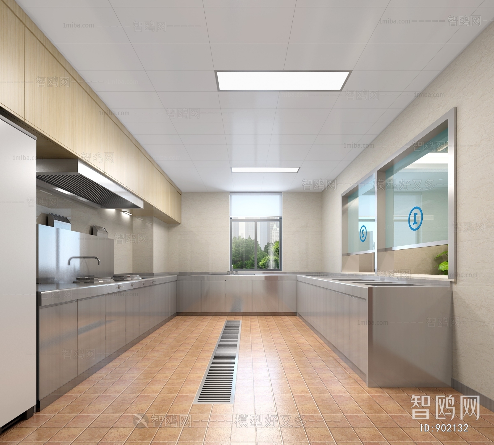 Modern Central Kitchen