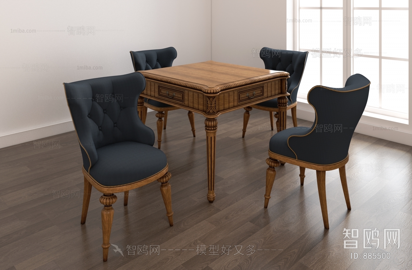 American Style Dining Table And Chairs