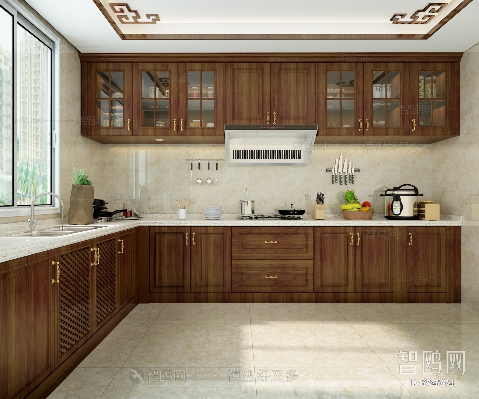 Simple European Style The Kitchen