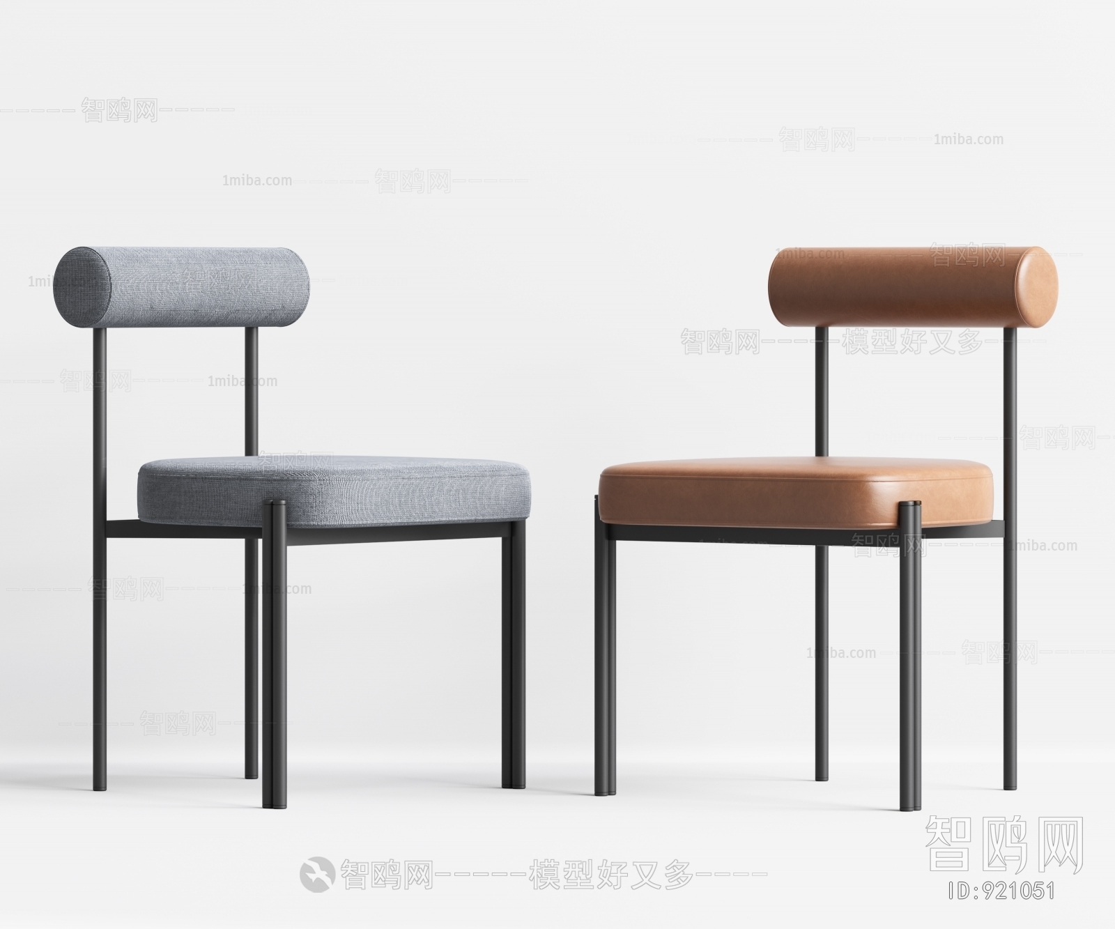 现代休闲单椅3D模型下载
