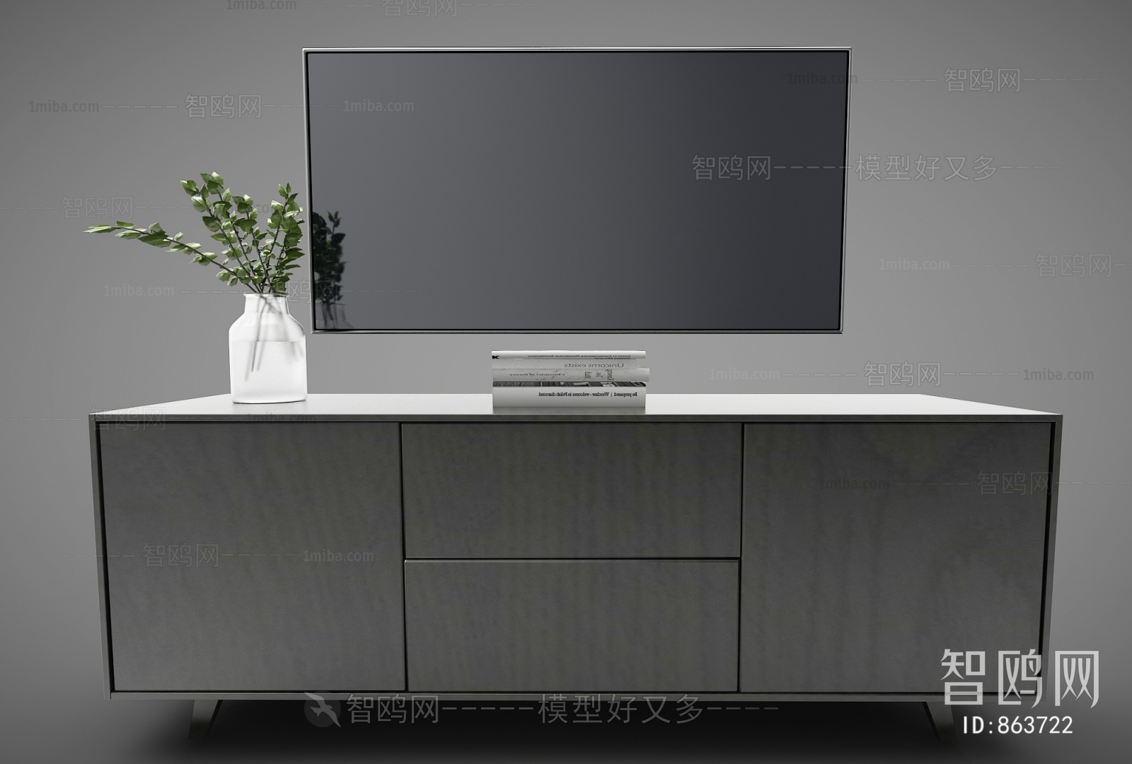 New Chinese Style TV Cabinet