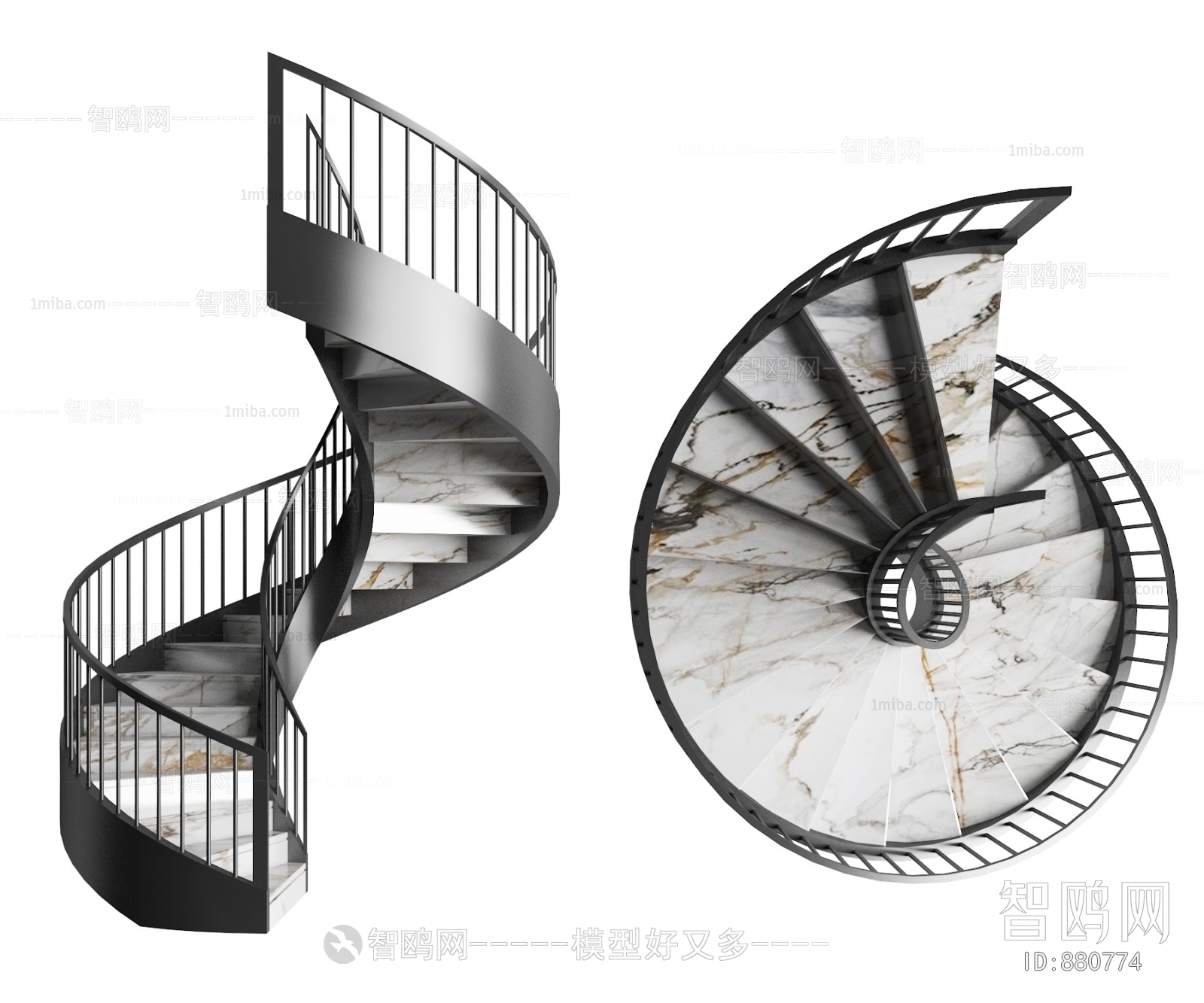 Modern Rotating Staircase