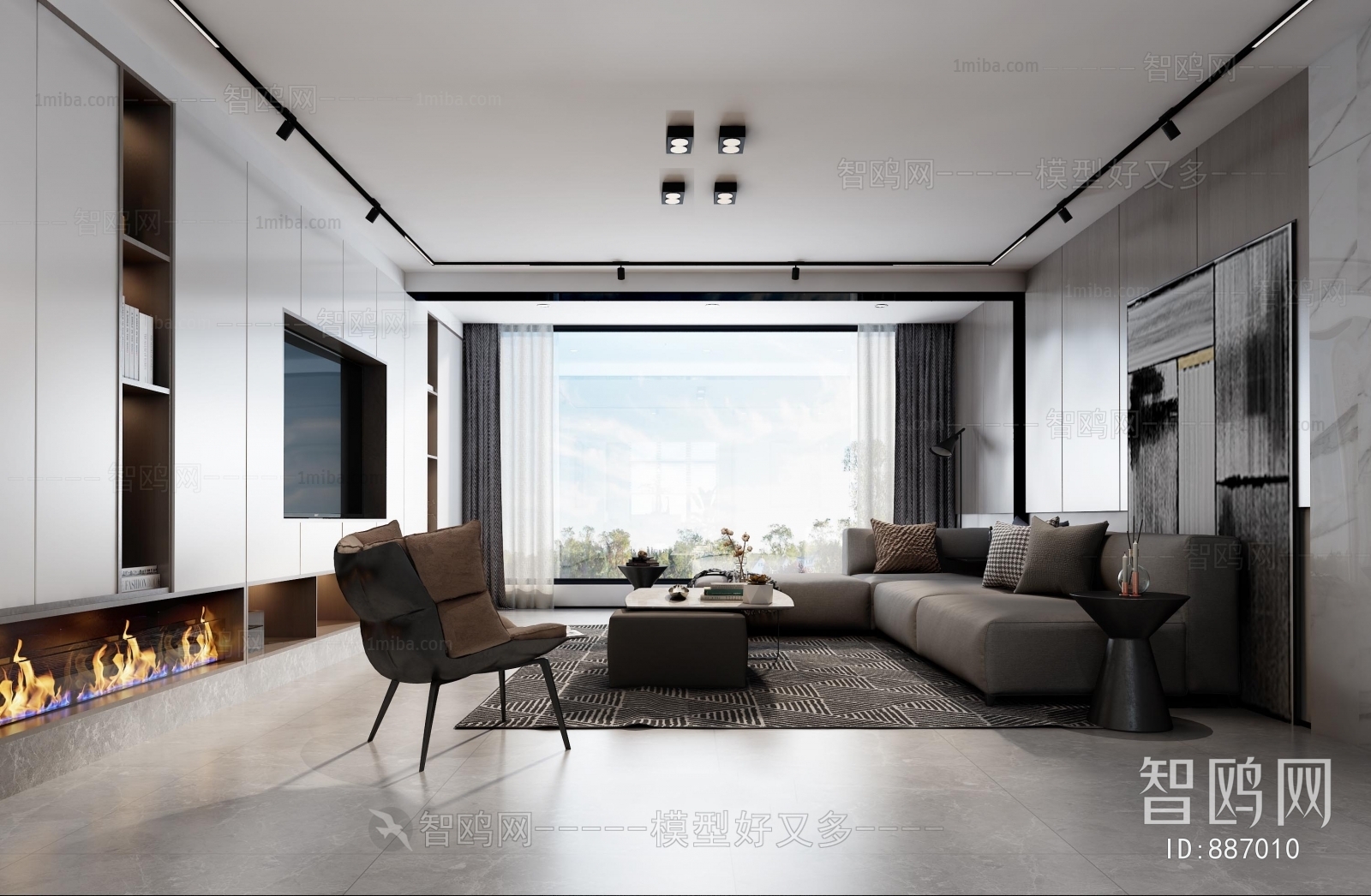 Modern A Living Room