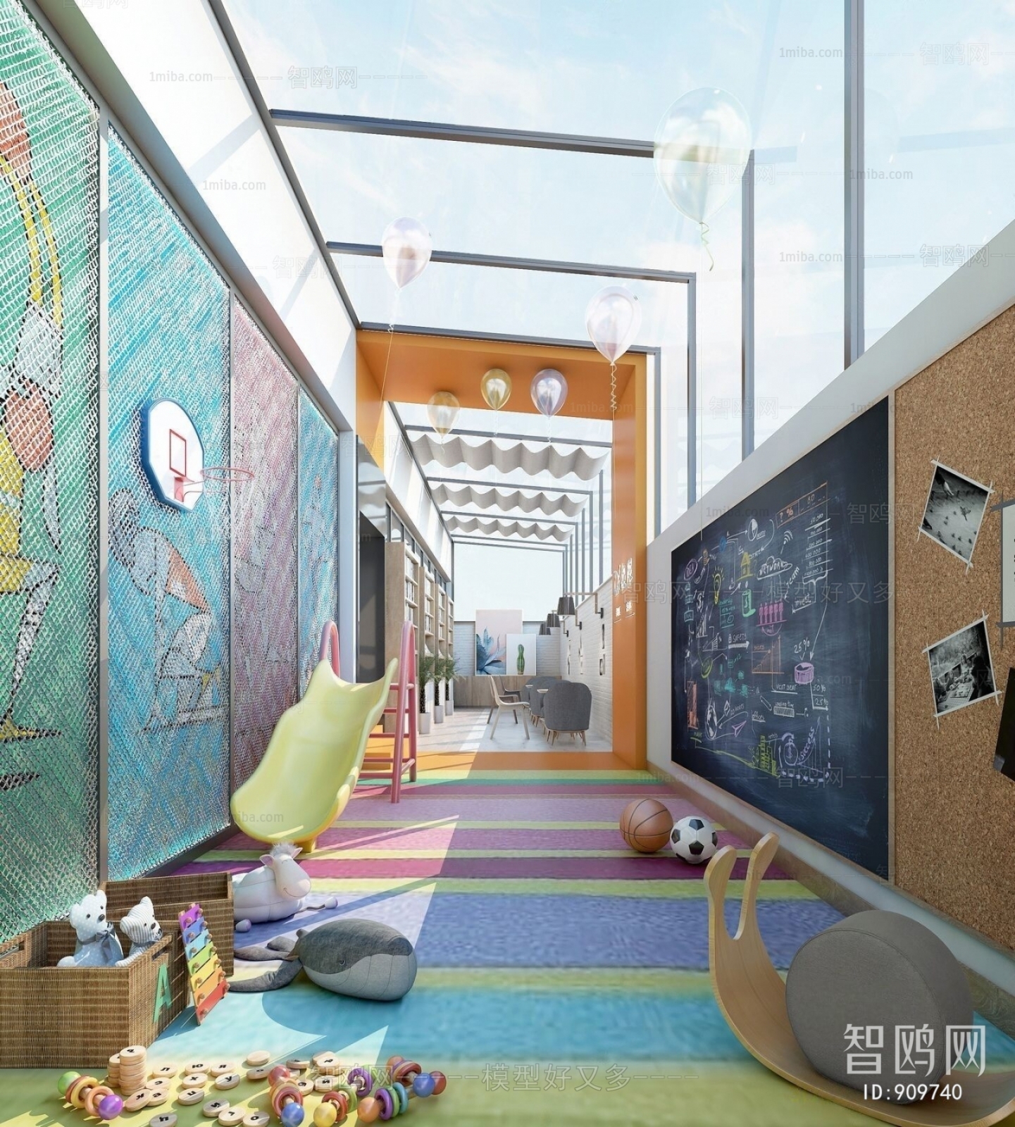 Modern Children's Playroom