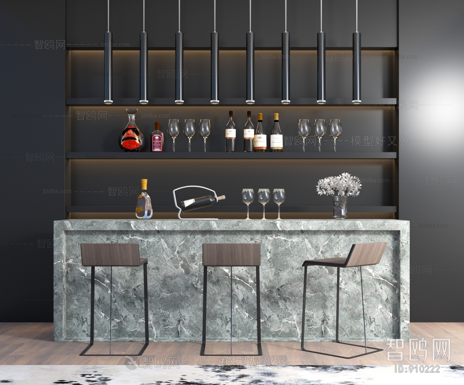 Modern Counter Bar