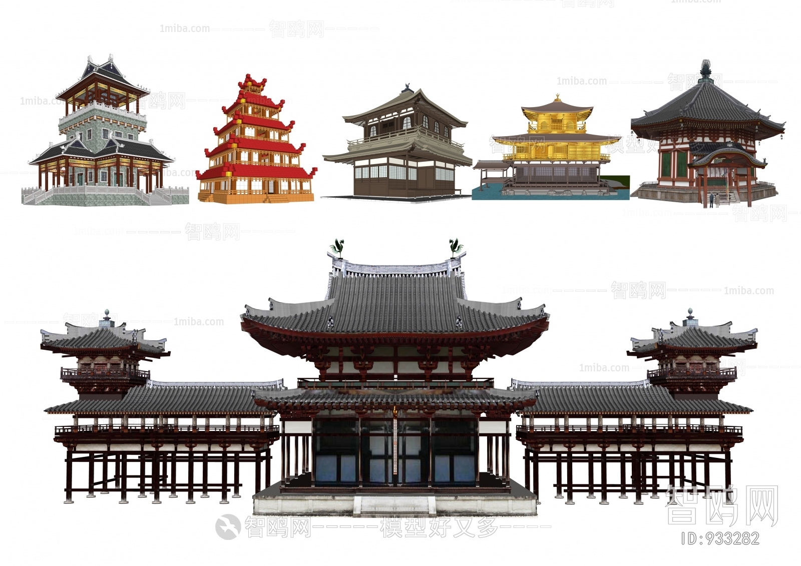 Chinese Style Ancient Architectural Buildings