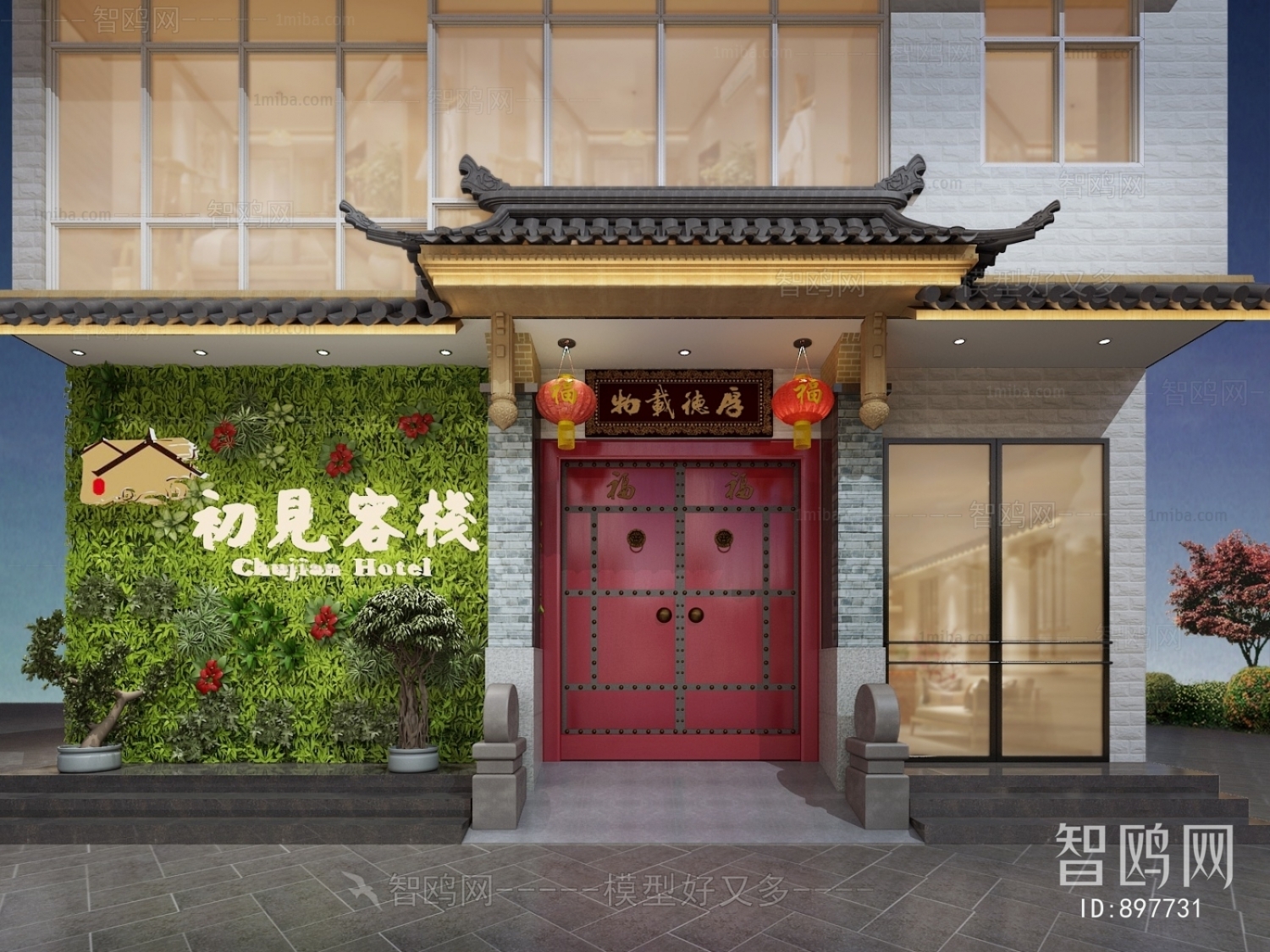 New Chinese Style Facade Element