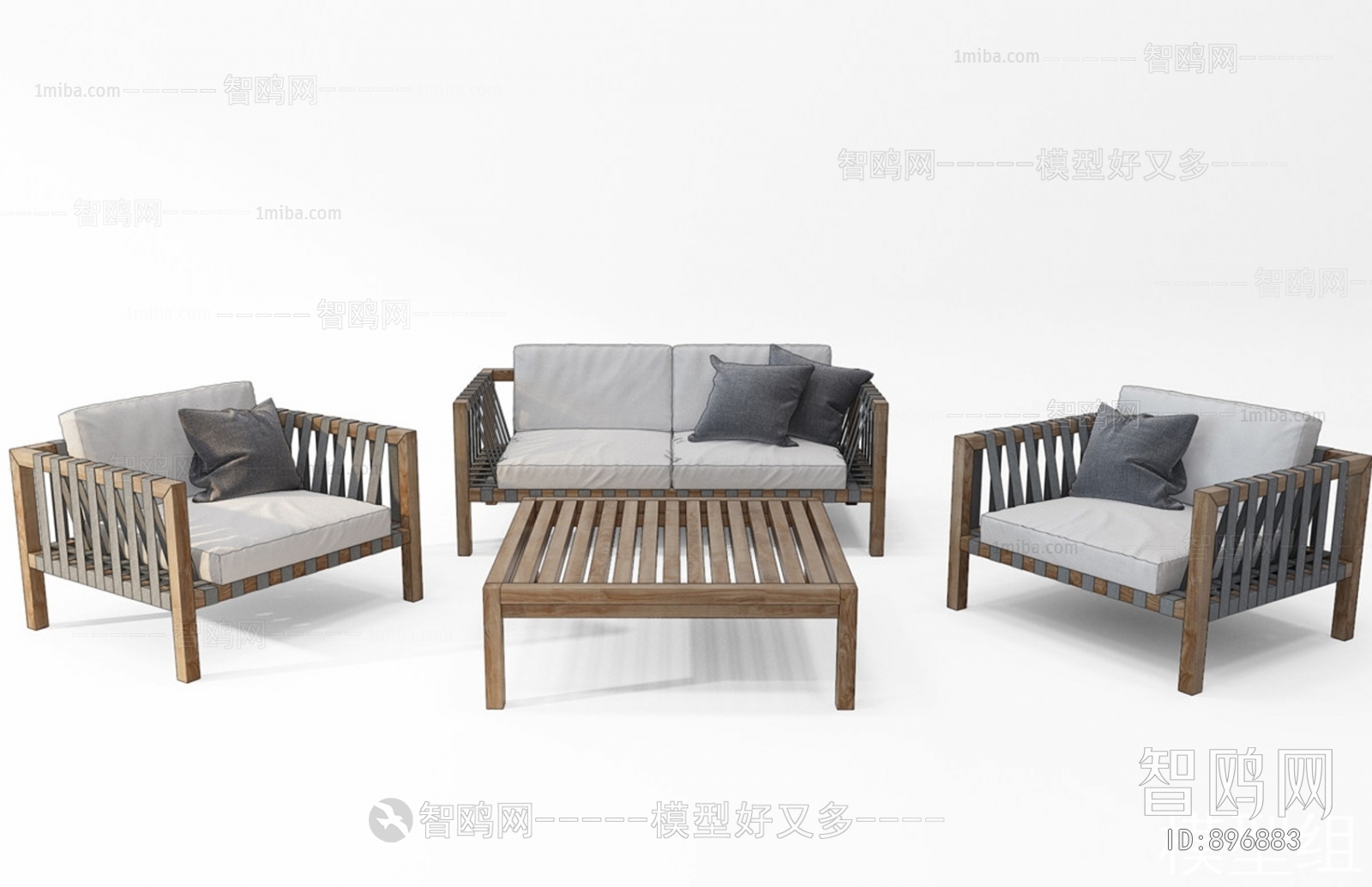 New Chinese Style Sofa Combination