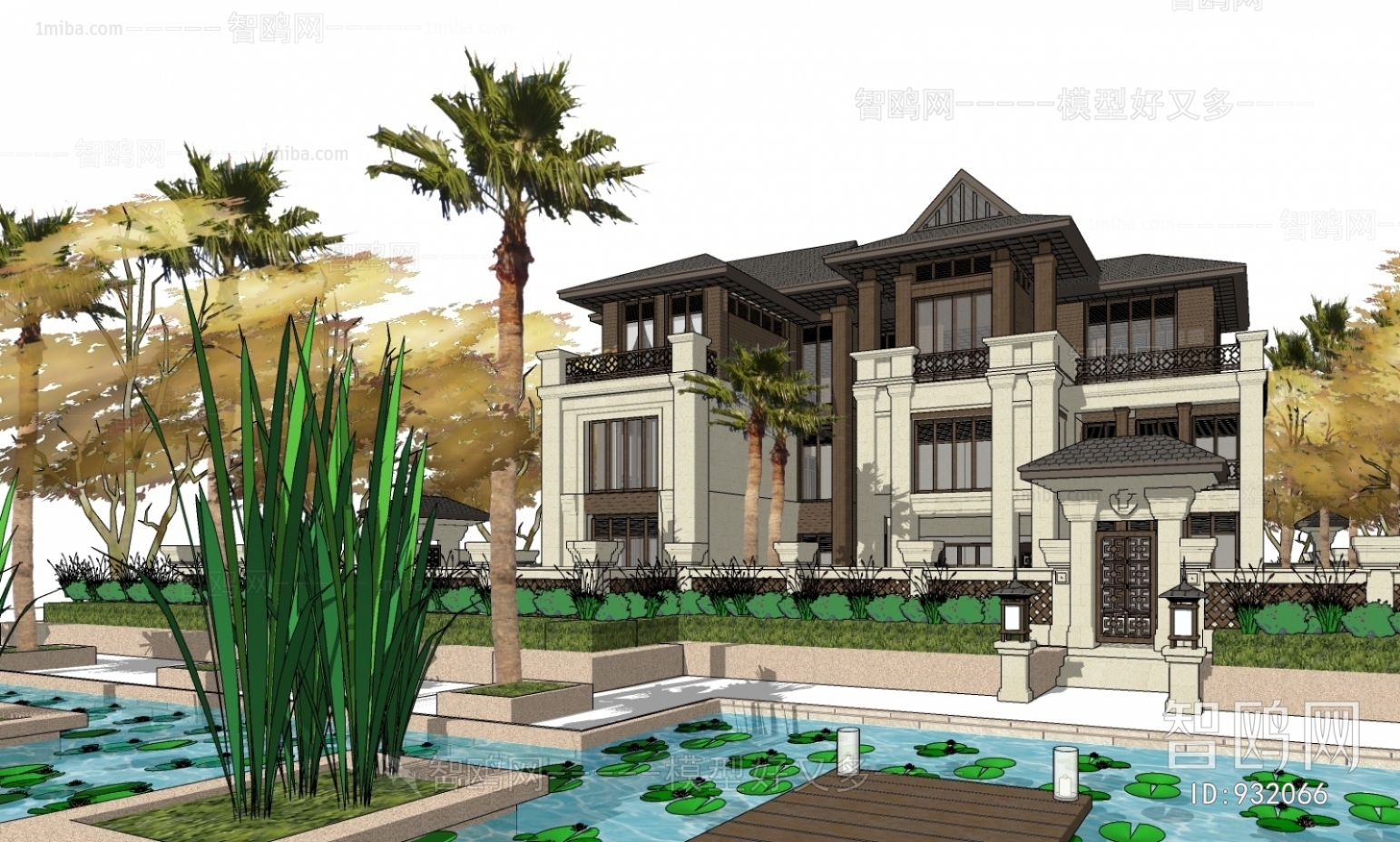 Southeast Asian Style Villa Appearance