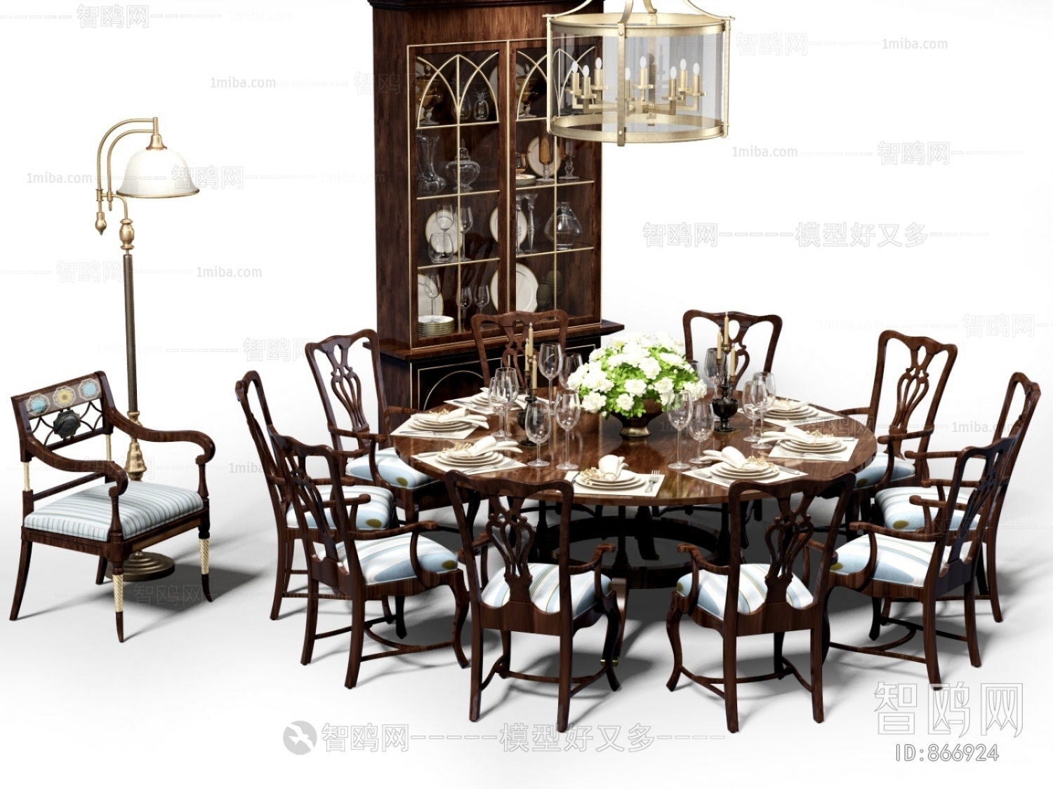 American Style Dining Table And Chairs