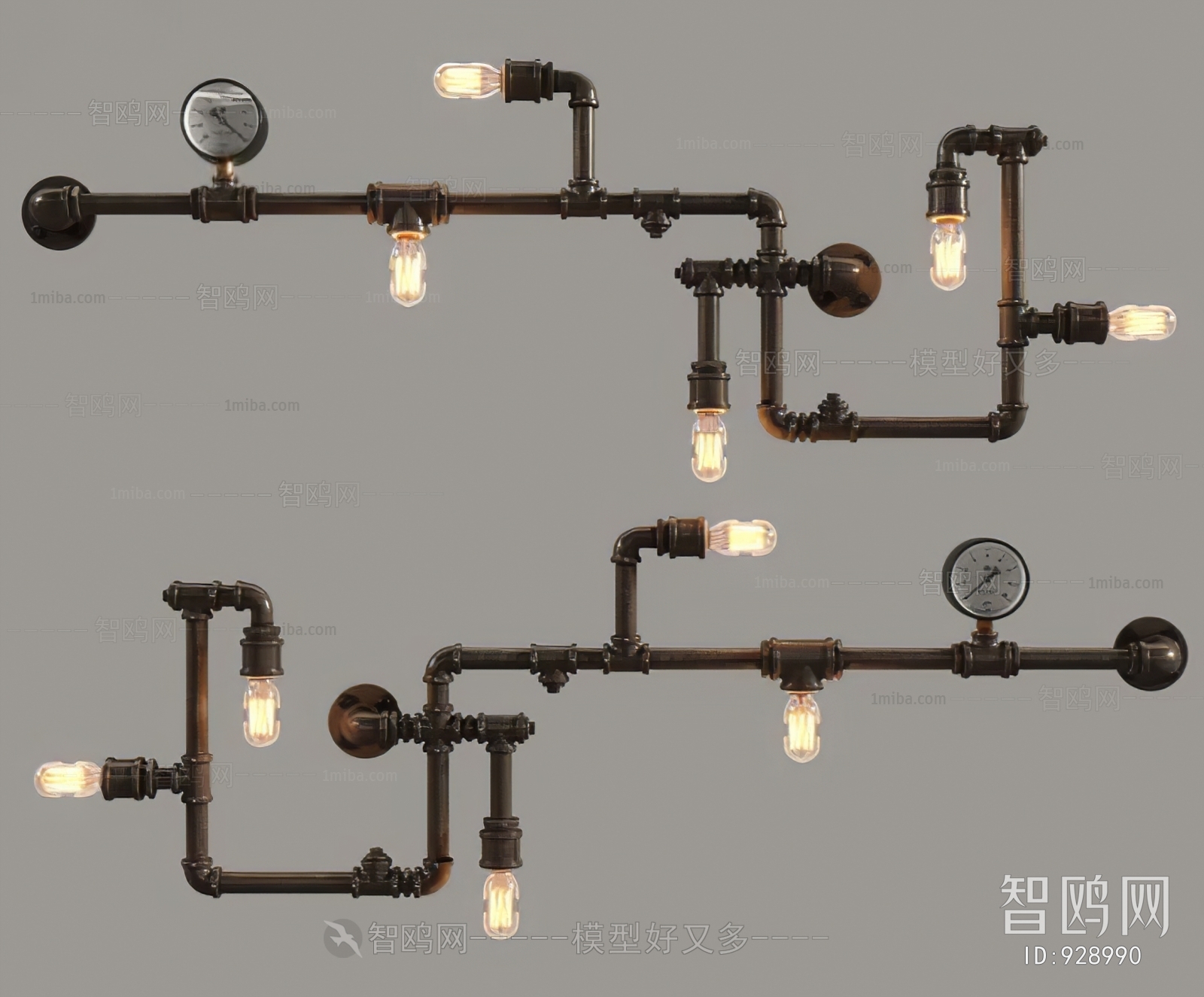 Industrial Style Wall Lamp