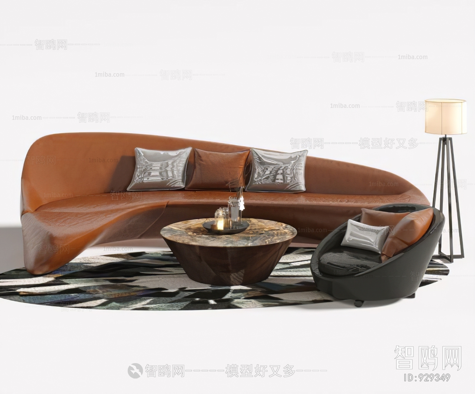 Post Modern Style Multi Person Sofa