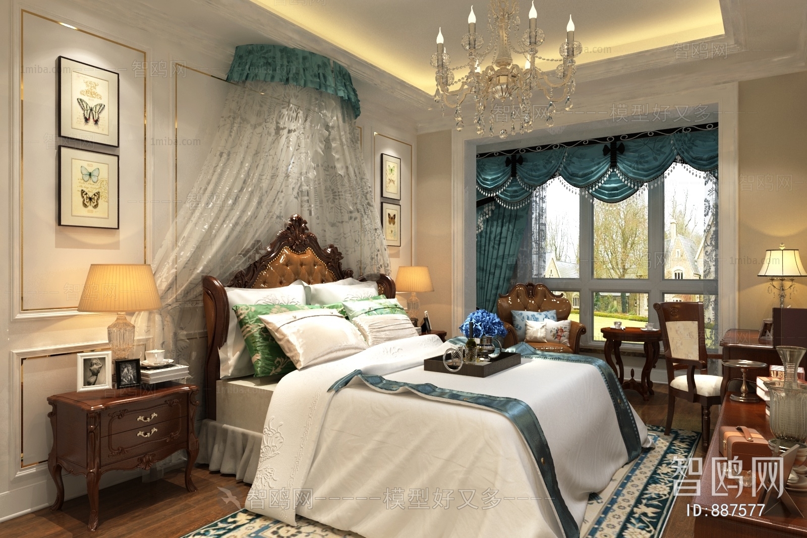 European Style Bedroom