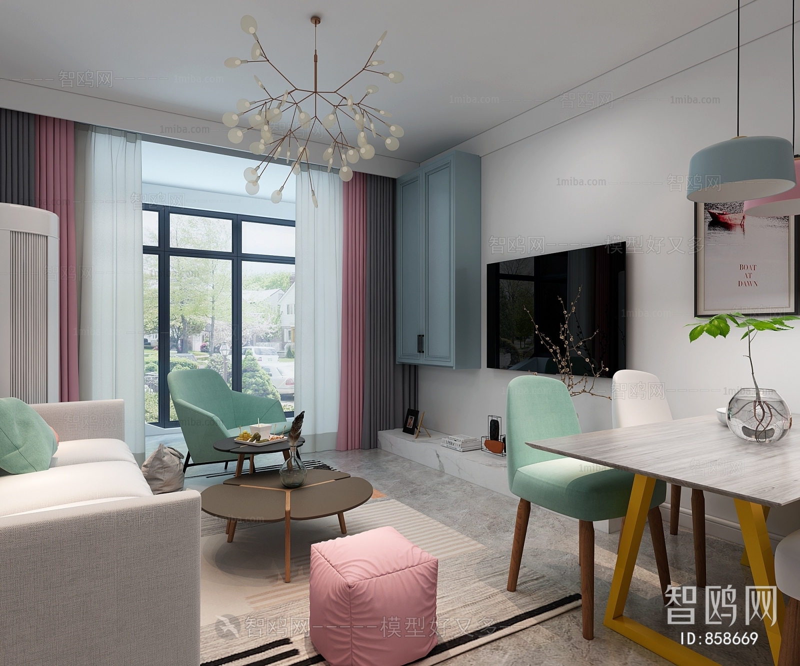 Nordic Style A Living Room