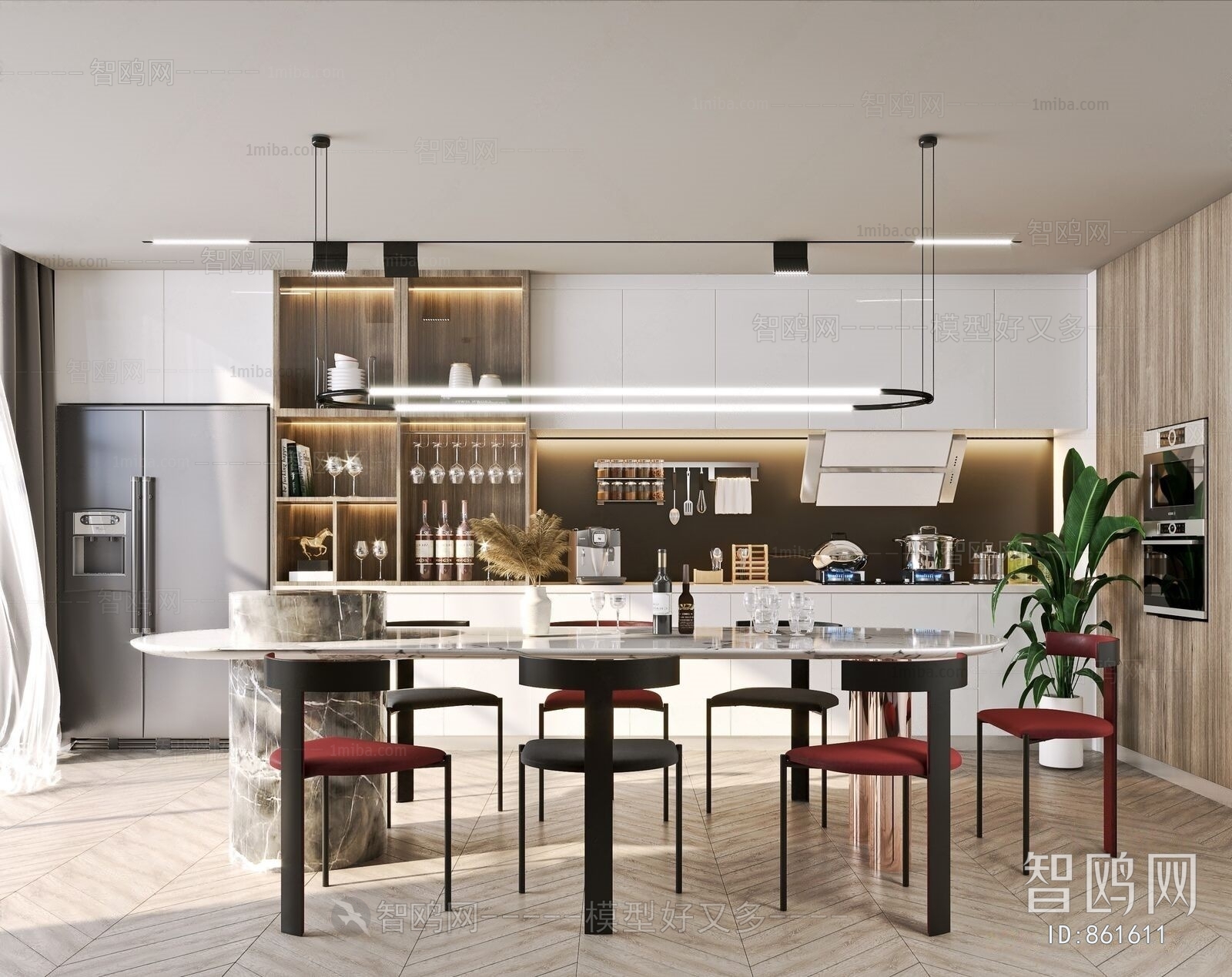 Modern Open Kitchen