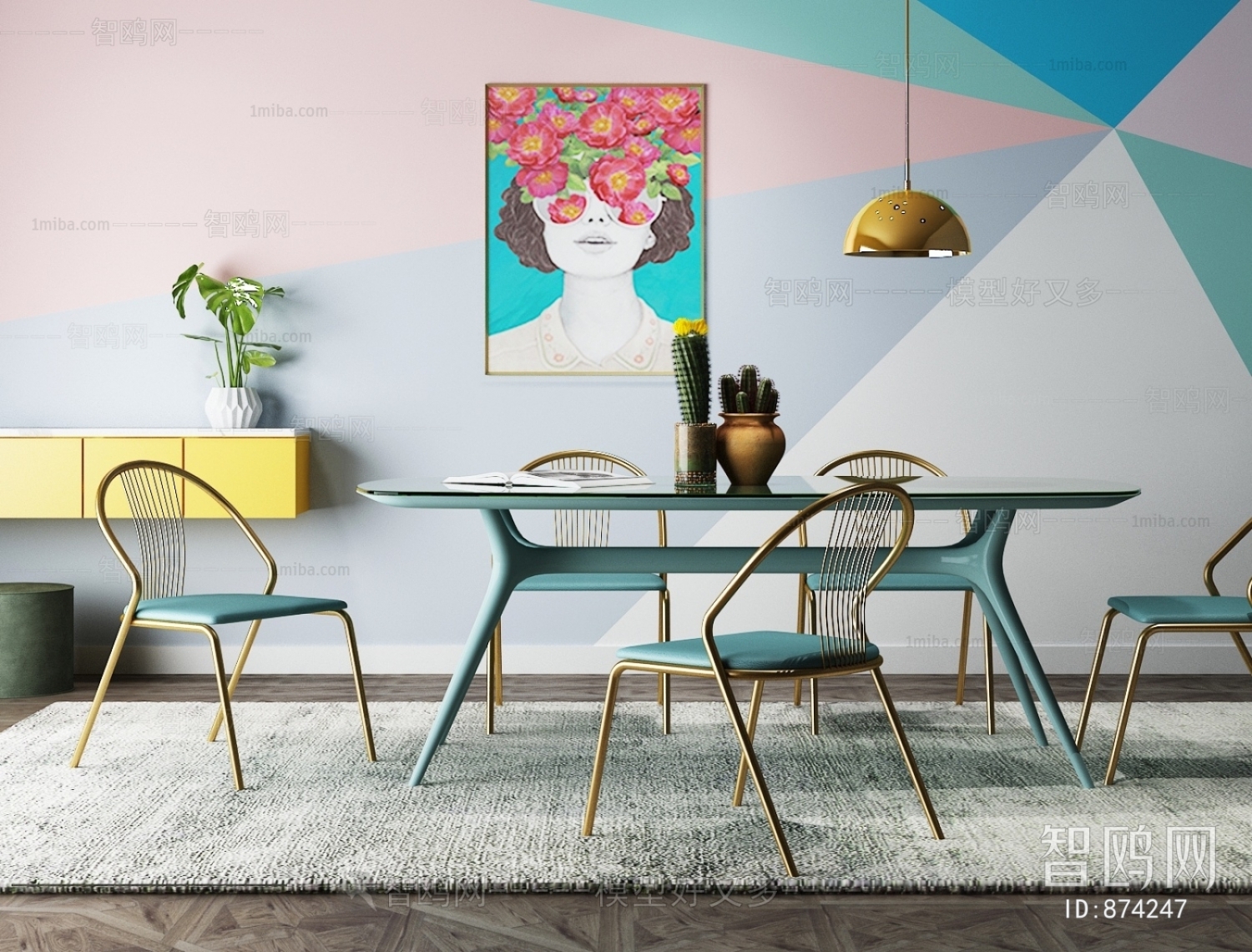 Nordic Style Dining Table And Chairs