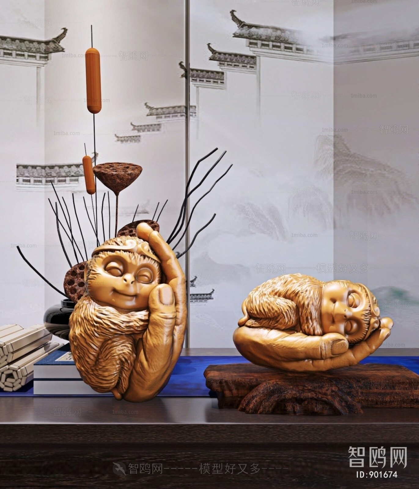 New Chinese Style Sculpture