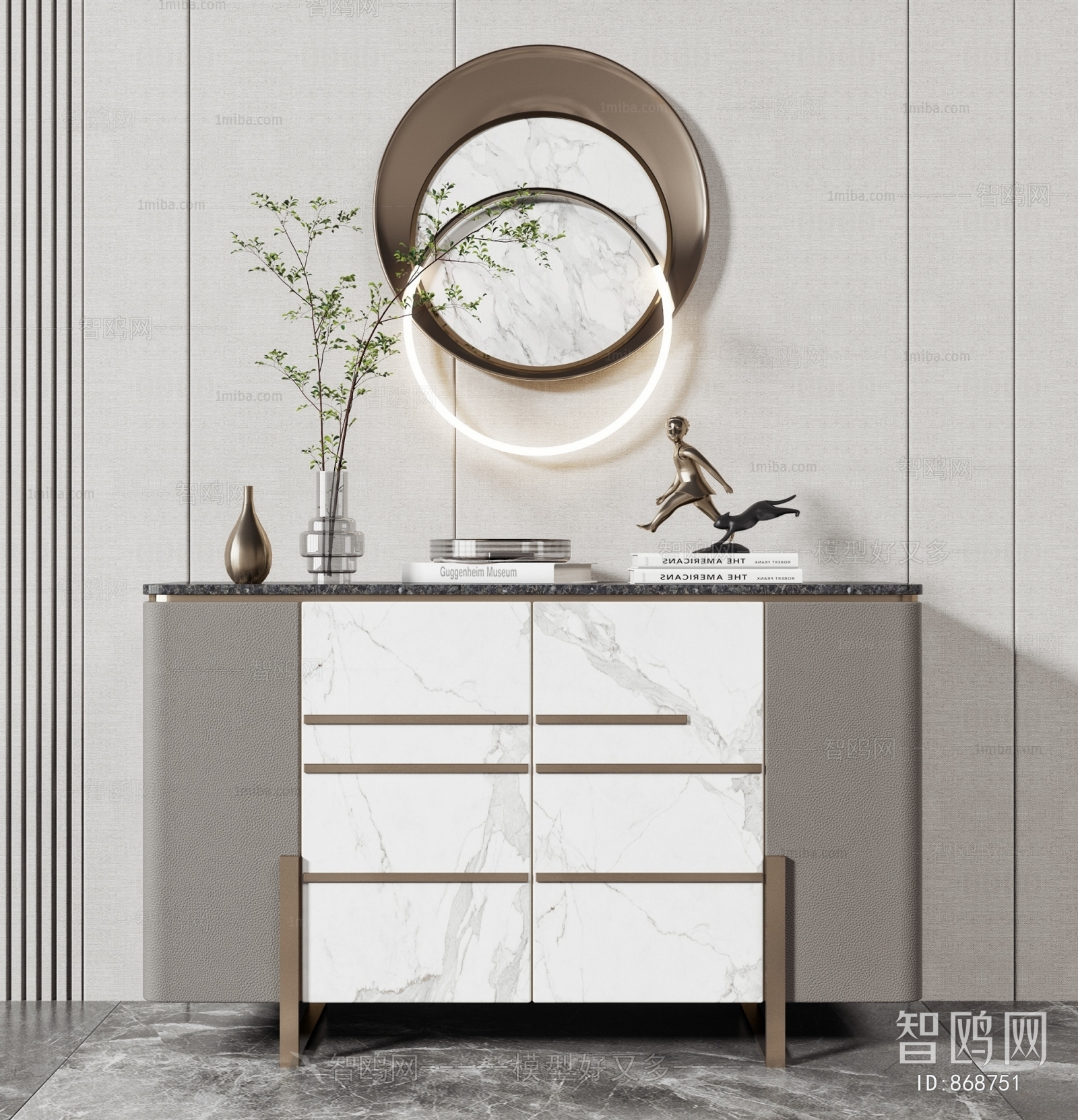 Modern Side Cabinet/Entrance Cabinet