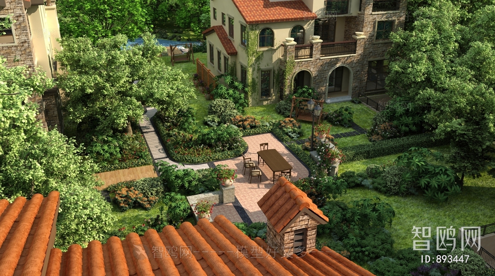 European Style Villa Appearance