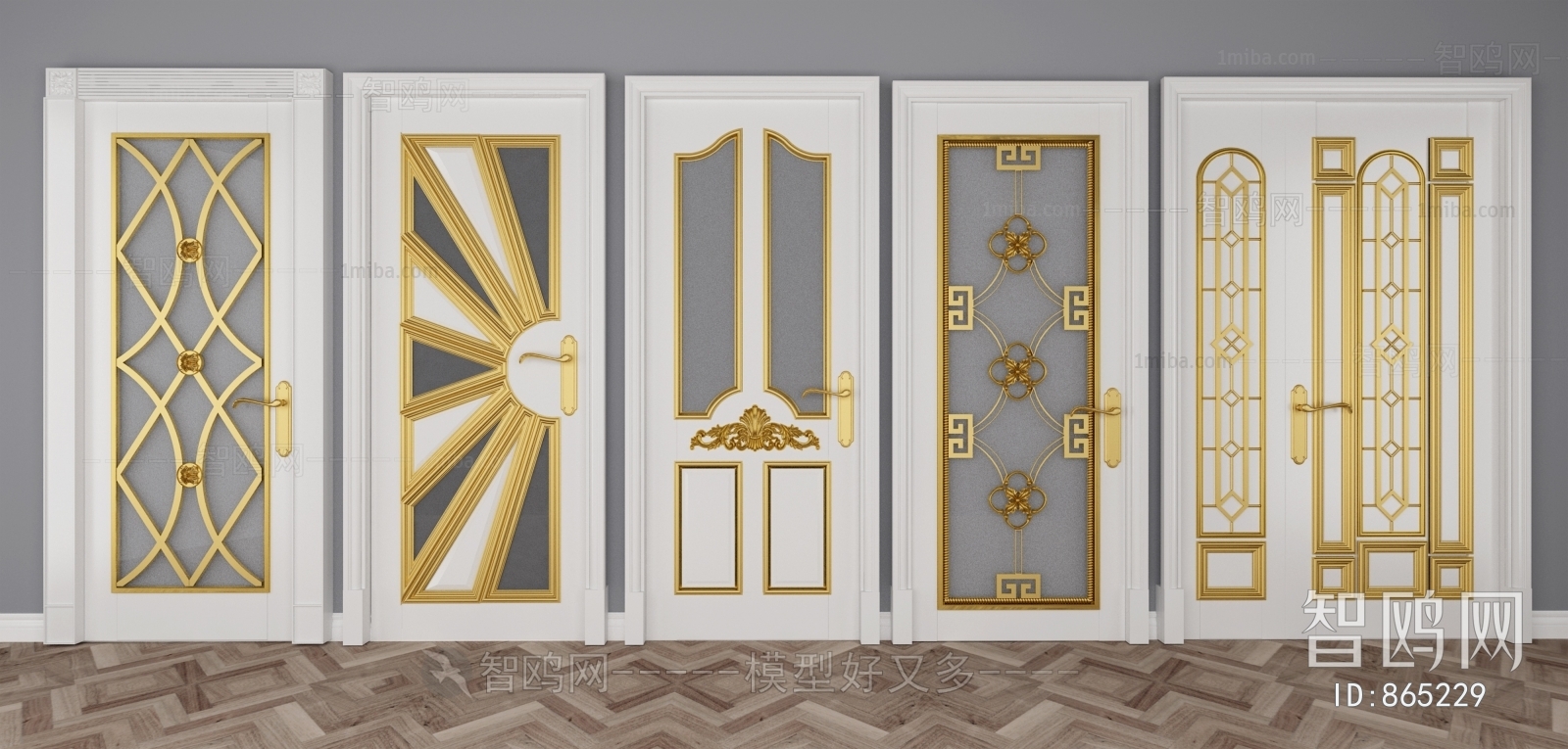 Simple European Style Door