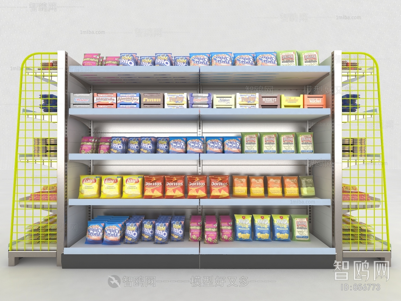 Modern Supermarket Shelf