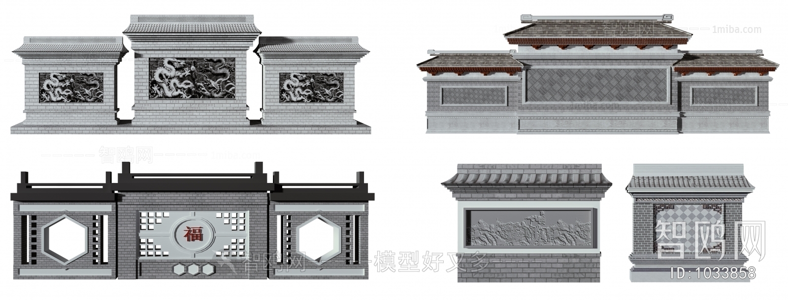 New Chinese Style Building Component