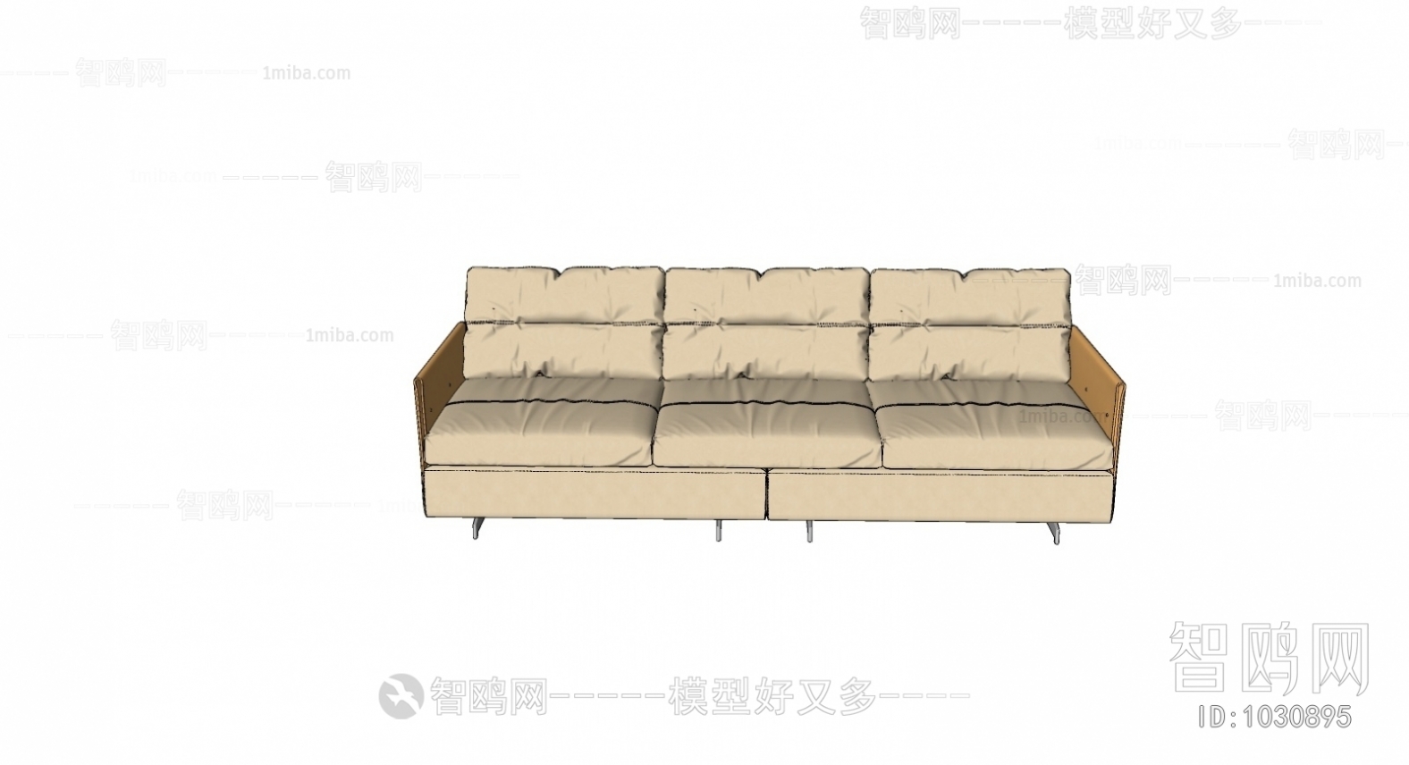 Modern Three-seat Sofa