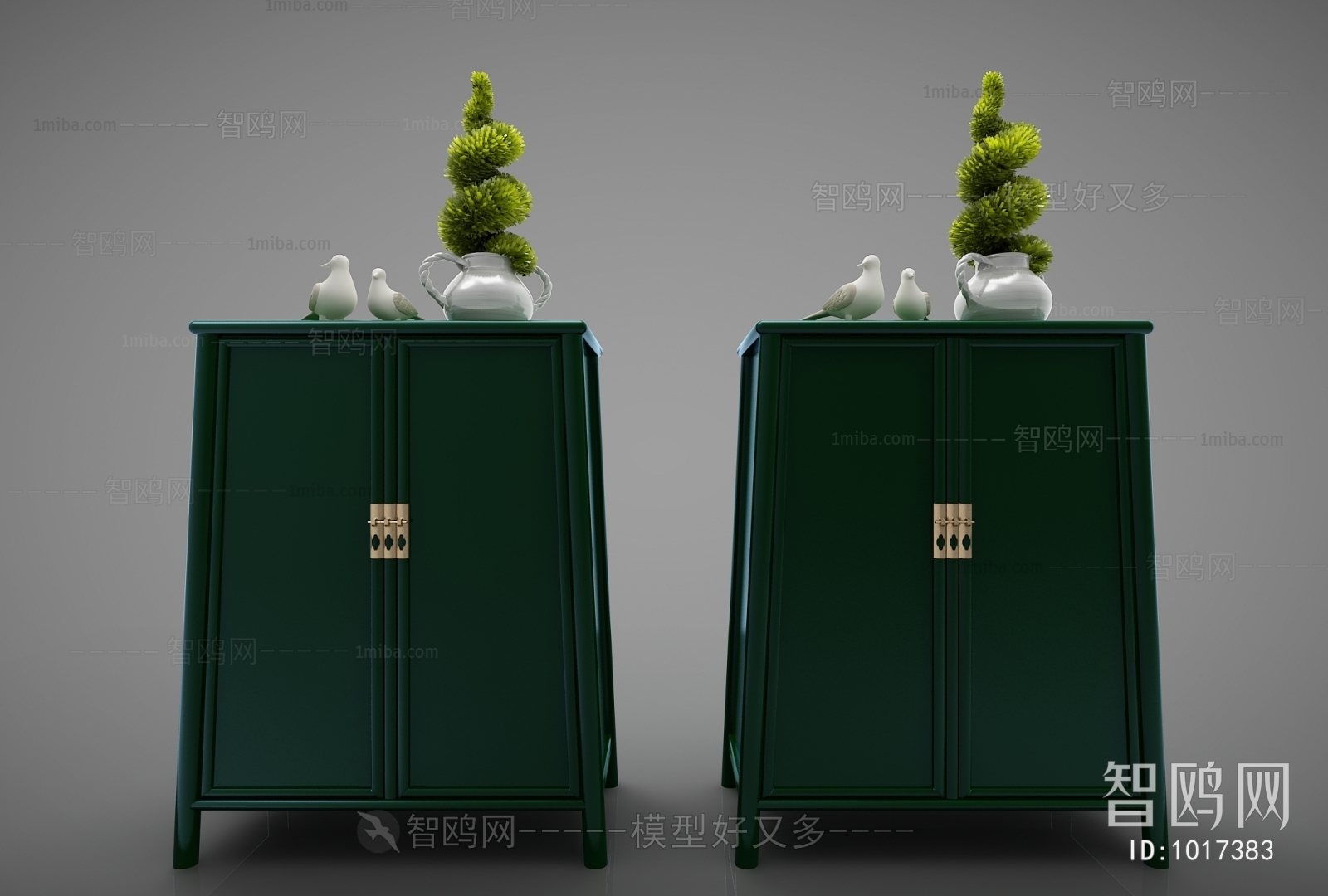 New Chinese Style Decorative Cabinet