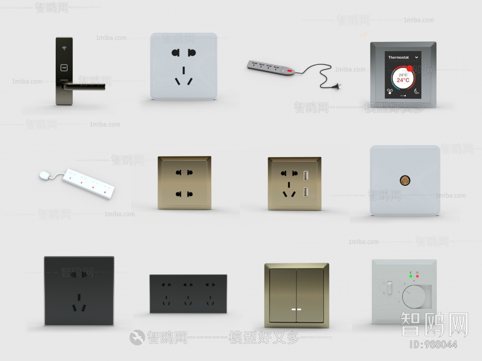 Modern Switch Socket Panel