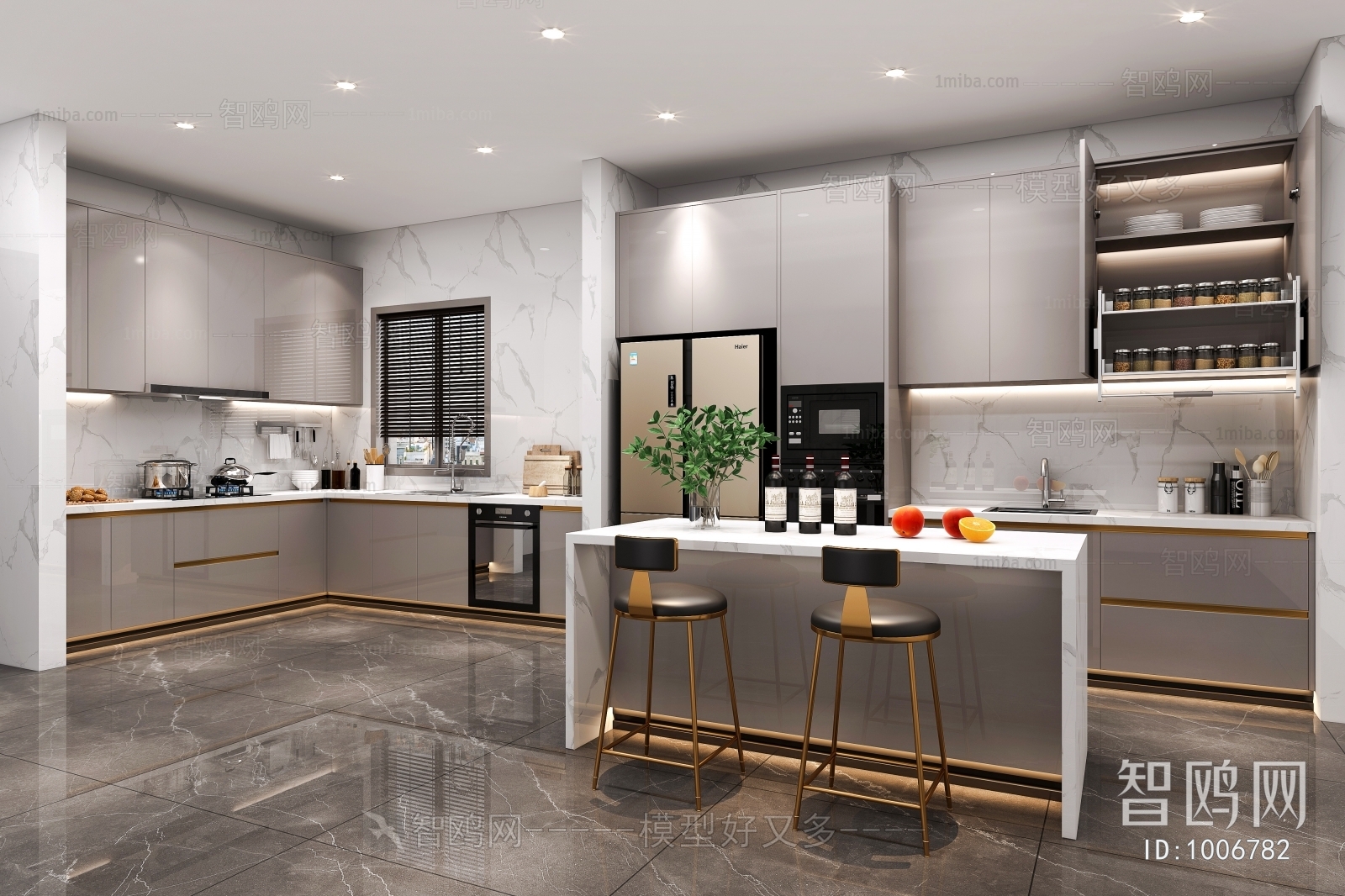 Modern Open Kitchen