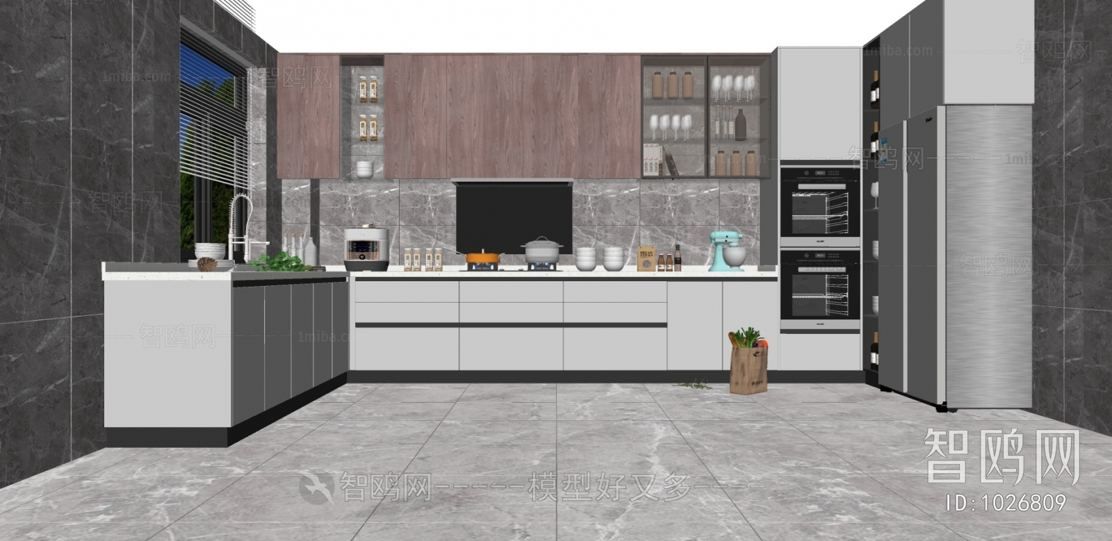 Modern Open Kitchen