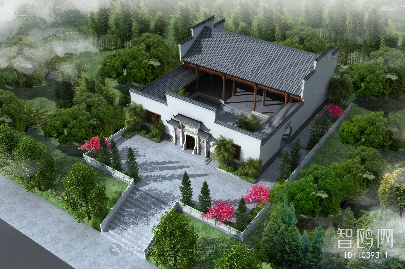 Chinese Style Ancient Architectural Buildings