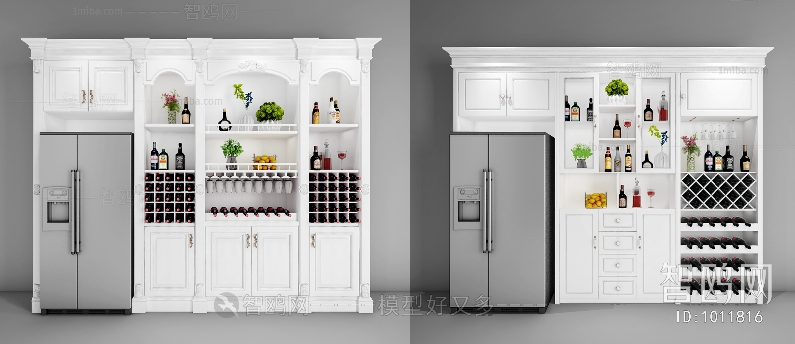 European Style Wine Cabinet