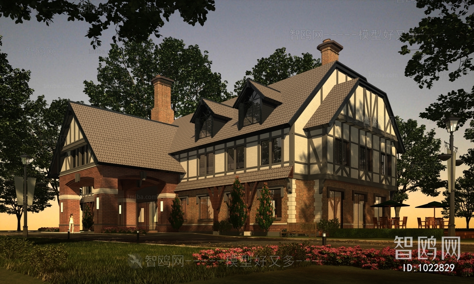 European Style Villa Appearance