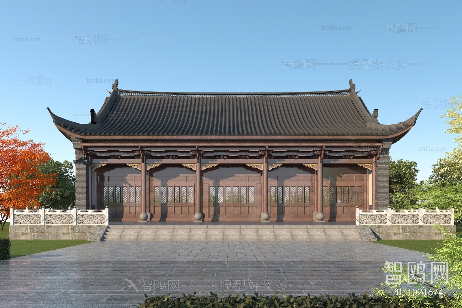 Chinese Style Ancient Architectural Buildings