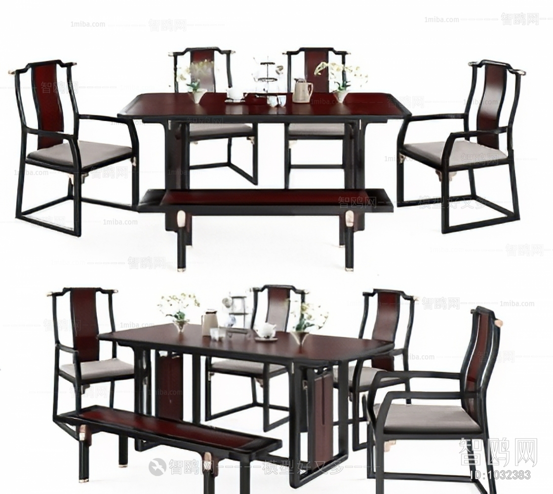 New Chinese Style Dining Table And Chairs