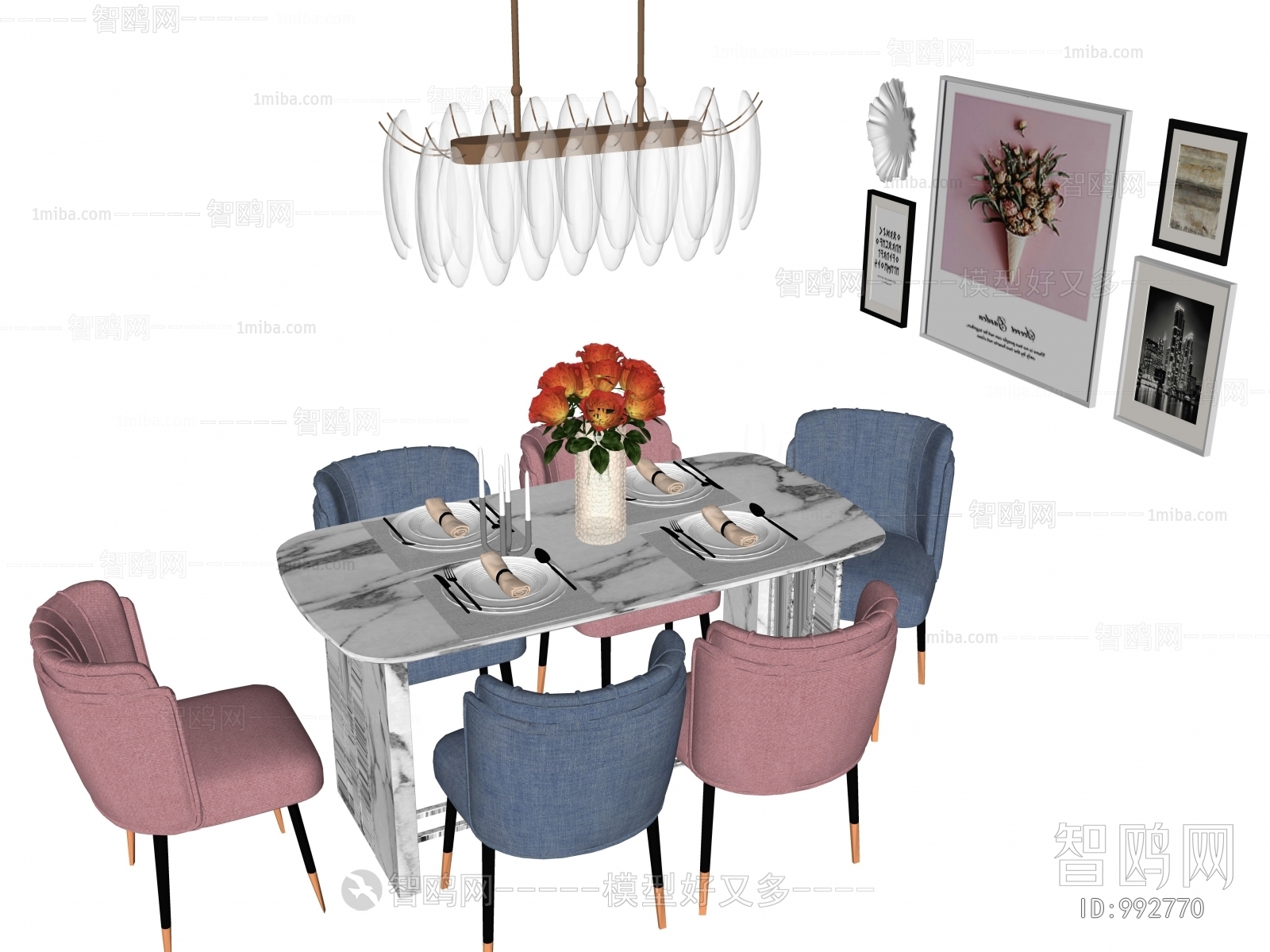 American Style Dining Table And Chairs