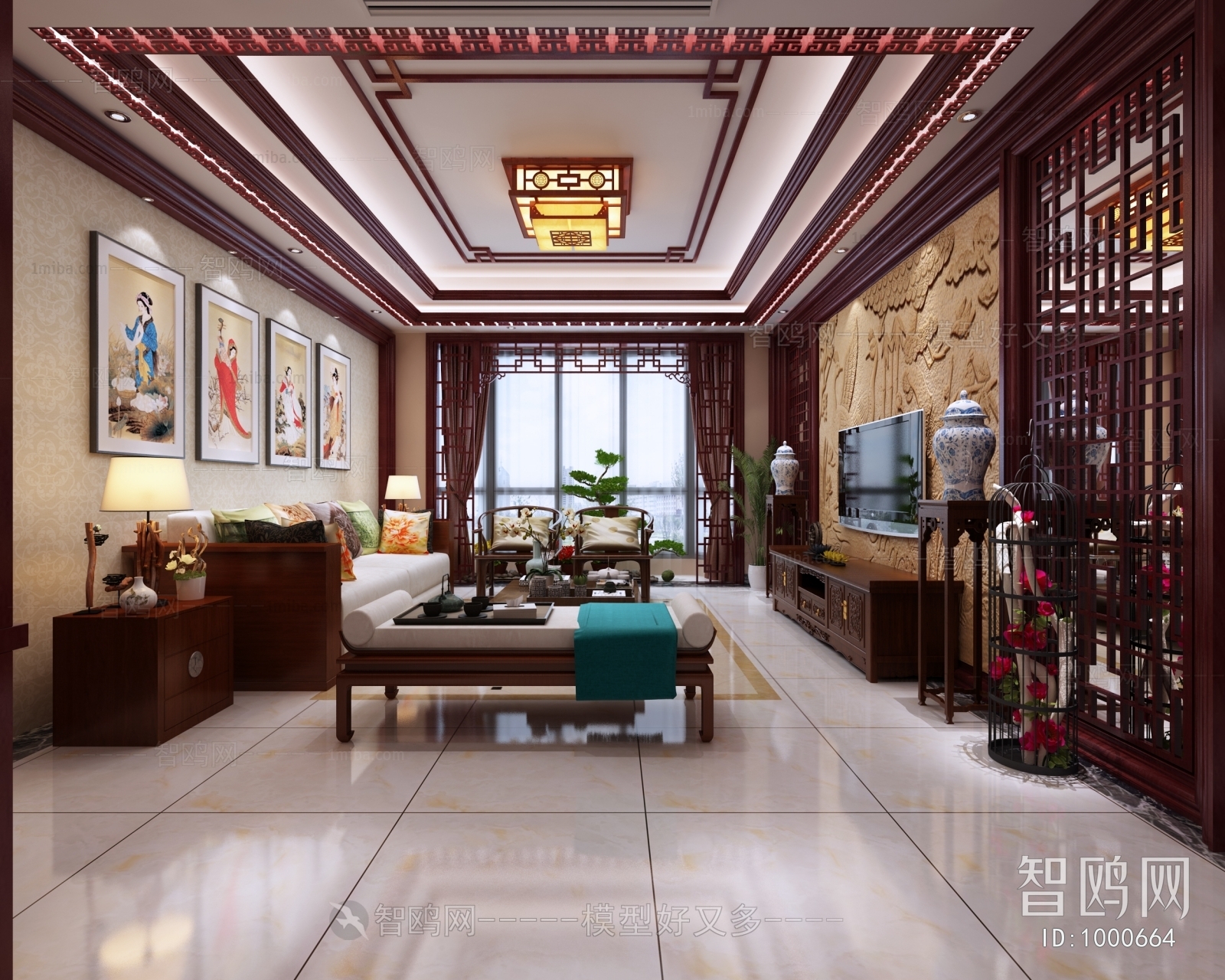 Chinese Style A Living Room