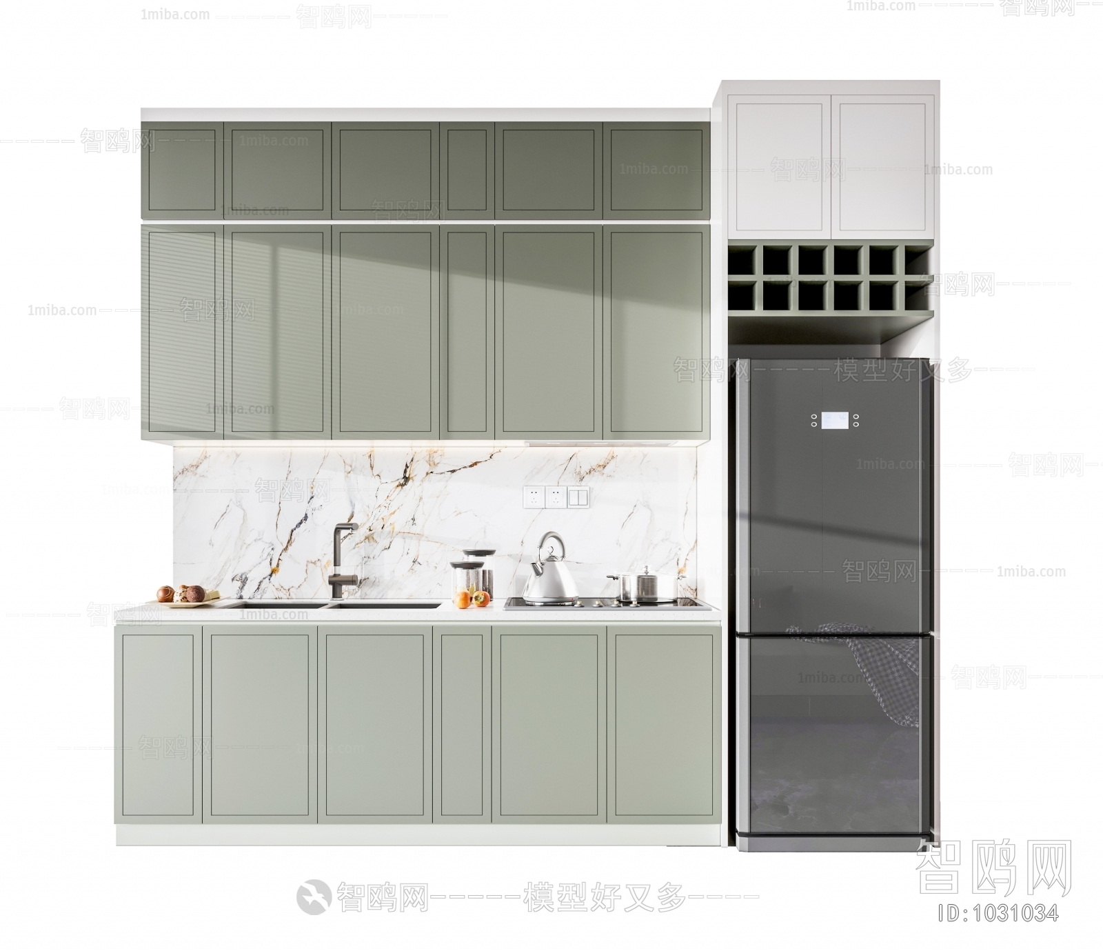 Nordic Style Kitchen Cabinet