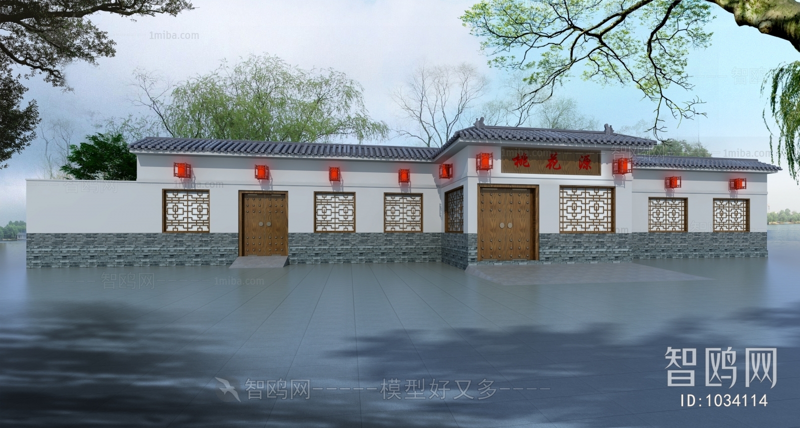 New Chinese Style Facade Element