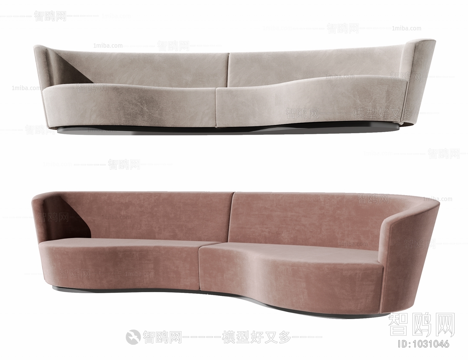 Modern Curved Sofa