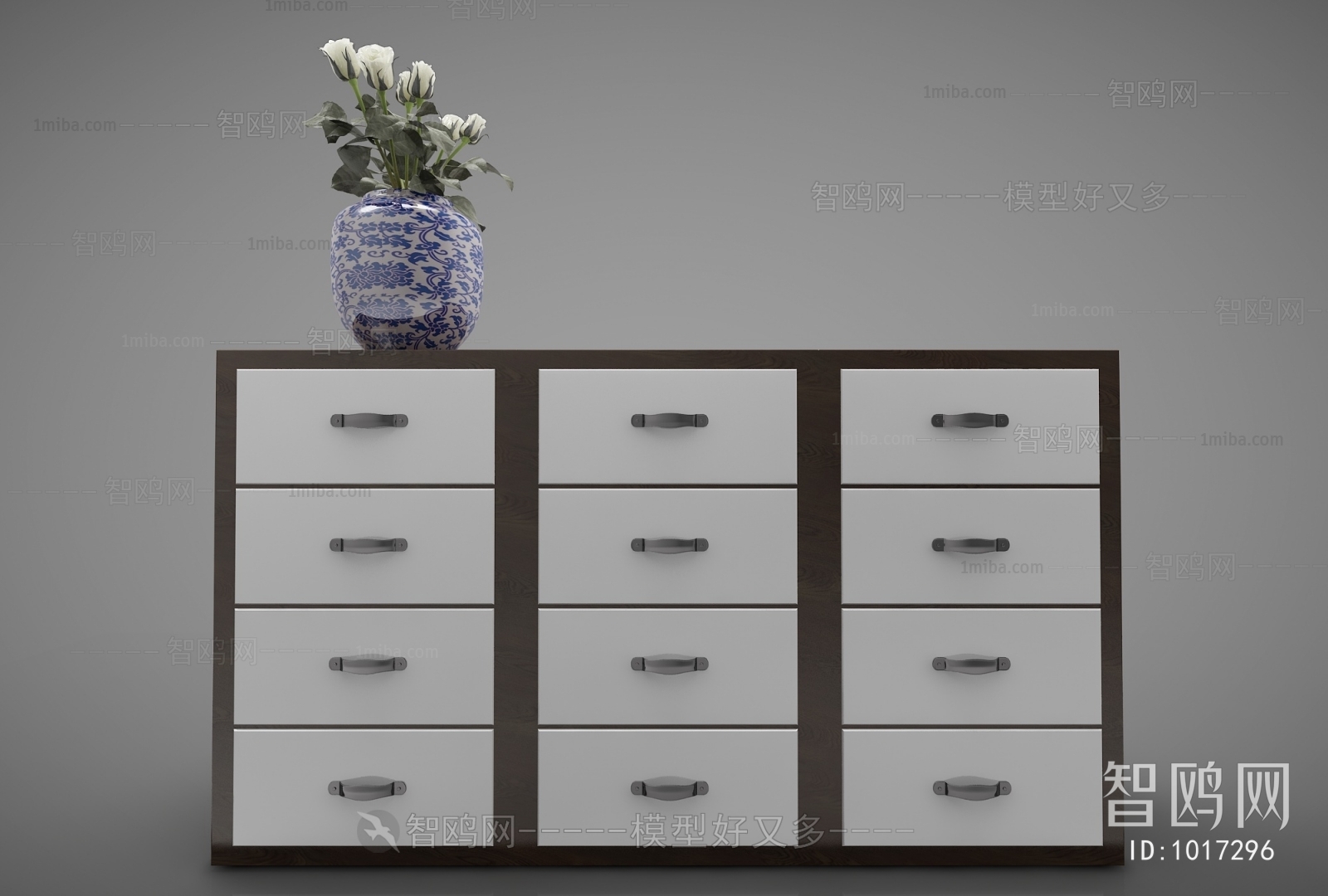 New Chinese Style Decorative Cabinet