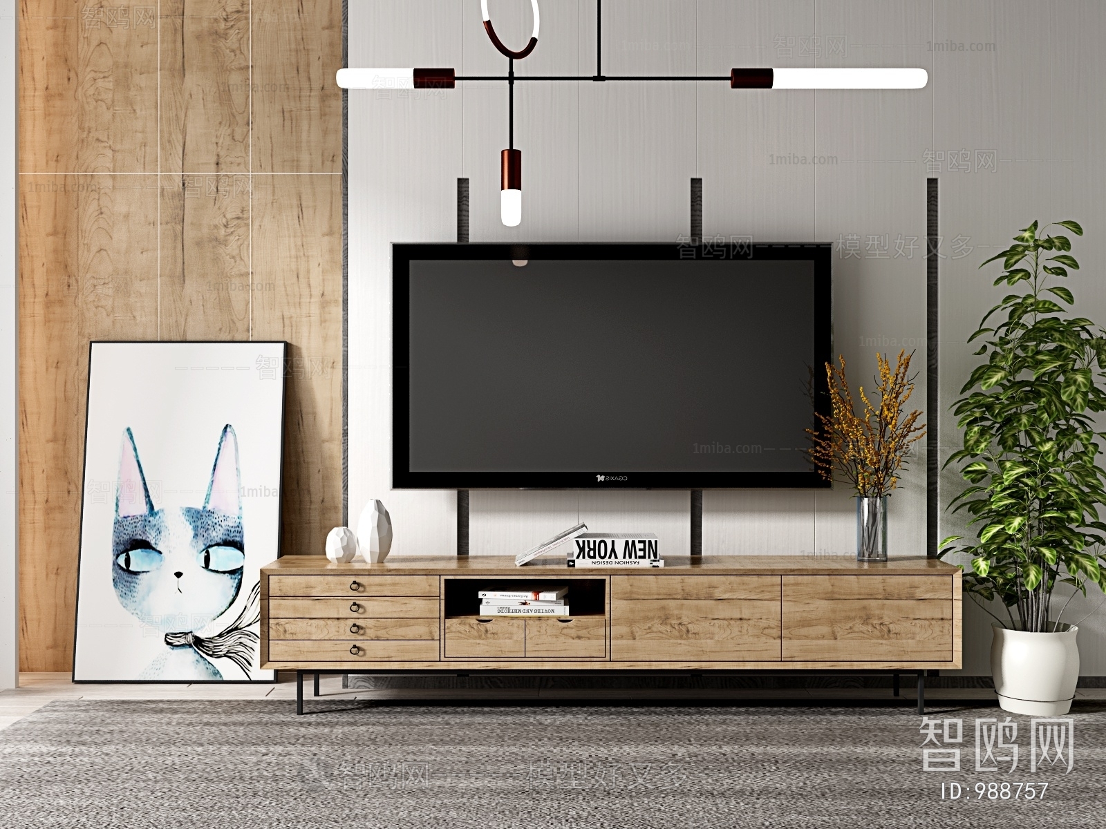 Nordic Style TV Cabinet