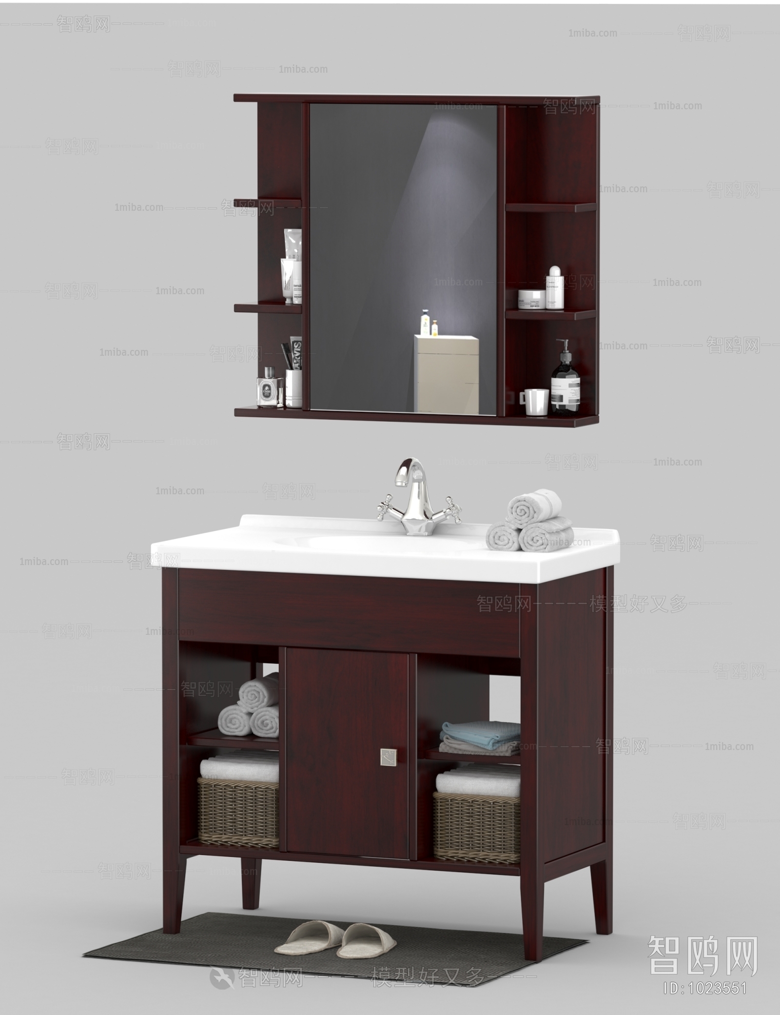 Classical Style Bathroom Cabinet