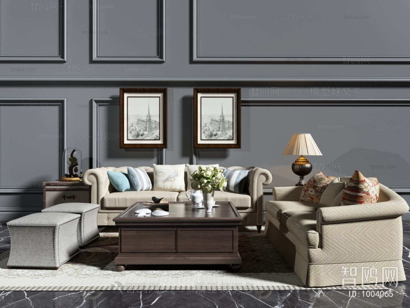 American Style Sofa Combination