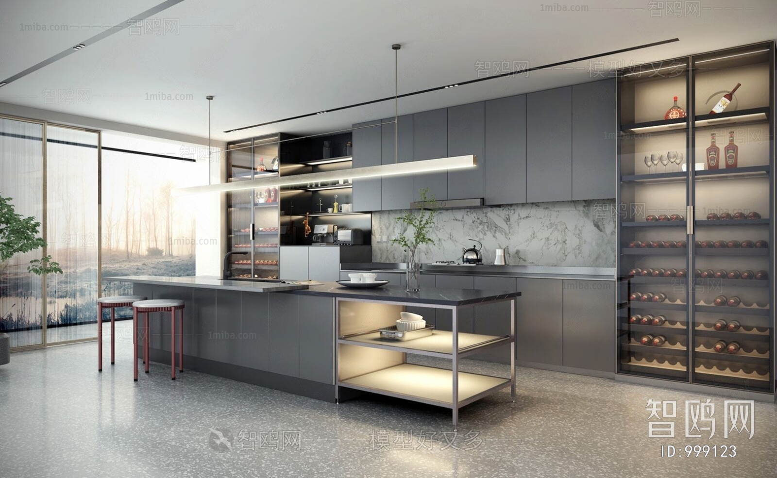 Modern Open Kitchen