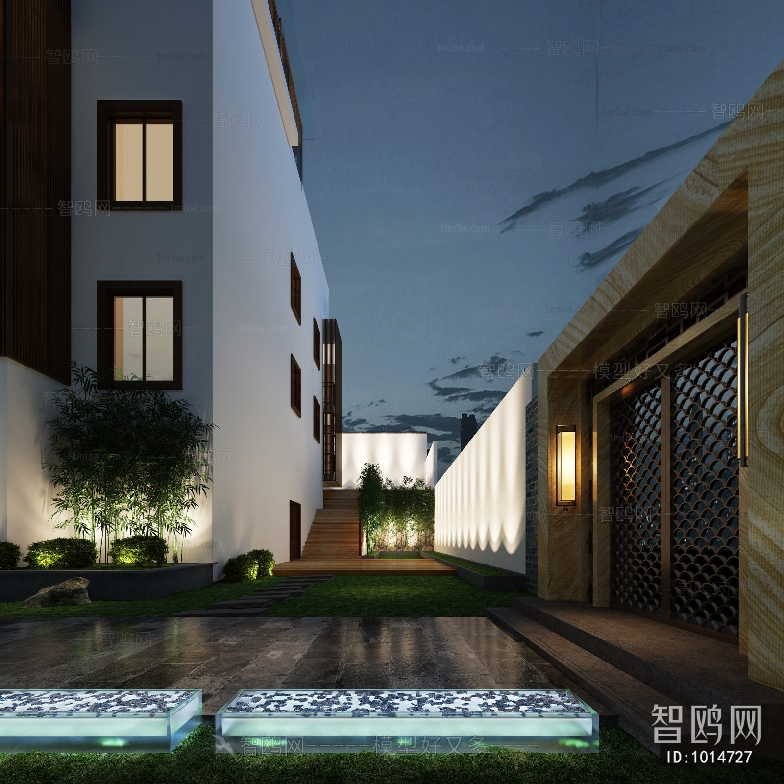 New Chinese Style Courtyard/landscape