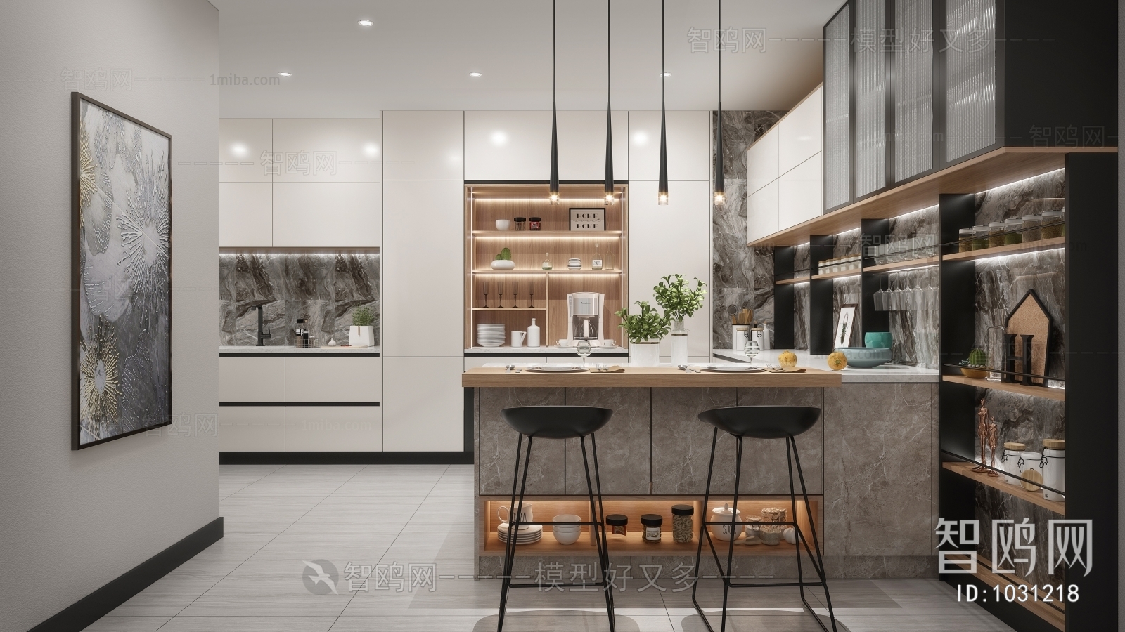 Modern Open Kitchen