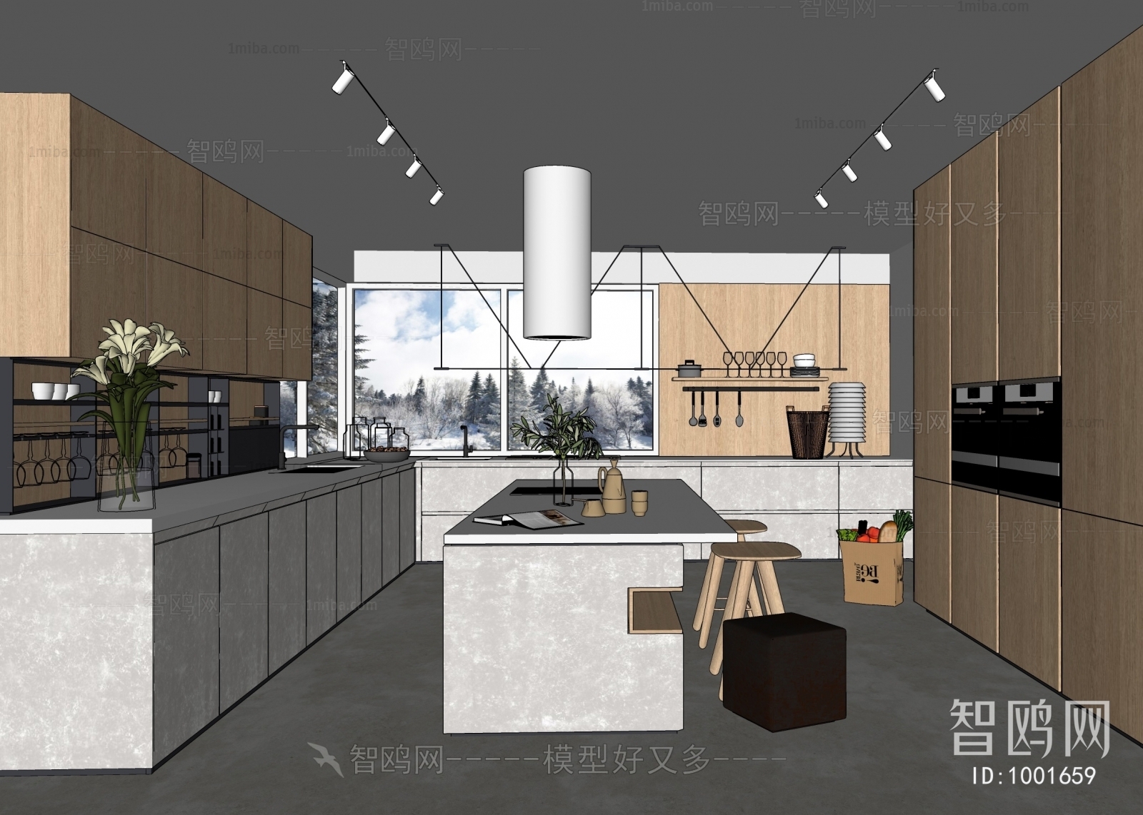 Modern Open Kitchen