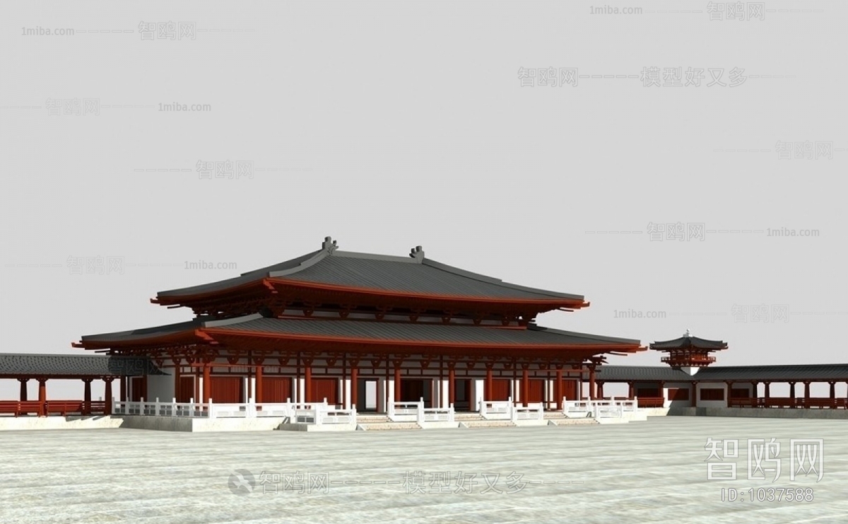 Chinese Style Ancient Architectural Buildings